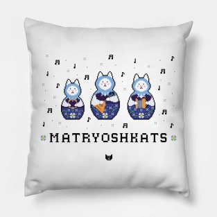 Matryoshkats Balalaika Set Pillow