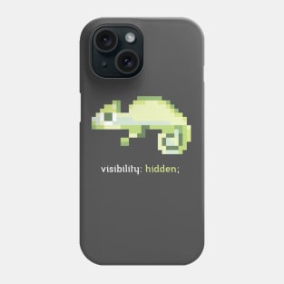 CSS 8-bit Chameleon - Programming Phone Case