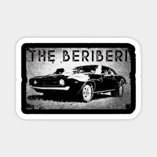 The BERiBERi Hot Rod (white background) Magnet