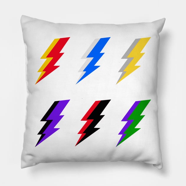 Avengers Lightning Bolts Pillow by Sofieq