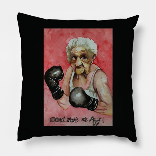 The boxer Pillow by The artist of light in the darkness 