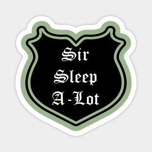 Sir Sleep-A-Lot Emblem Magnet