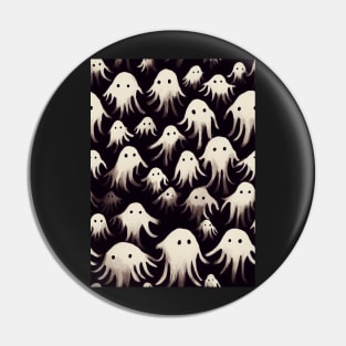 Spooky Ghost pattern, model 1 Pin