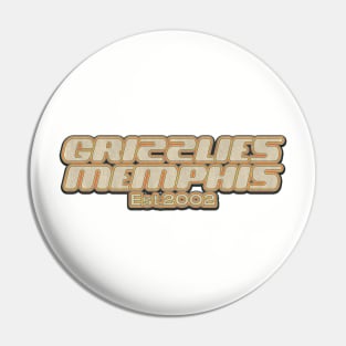 Memphis Grizzlies / Old Style Vintage Pin