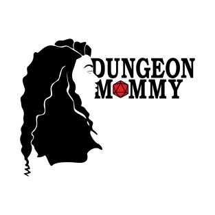 Dungeon Mommy - Red D20 T-Shirt