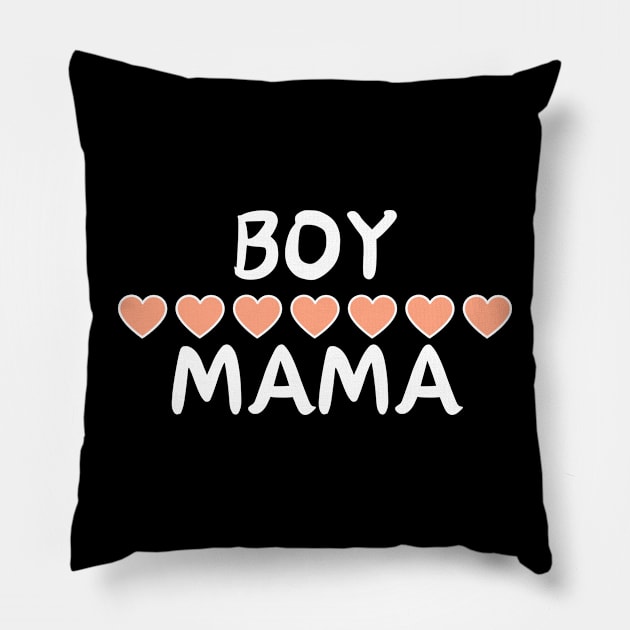 Boy Mama Pillow by Suddenly Mood