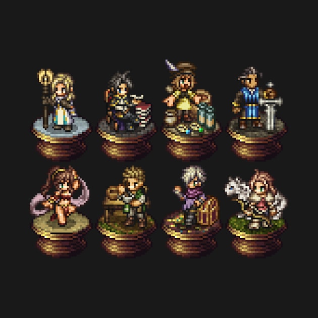 Octopath Sprites by SpriteGuy95