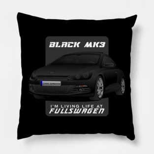 Black MK3 Pillow