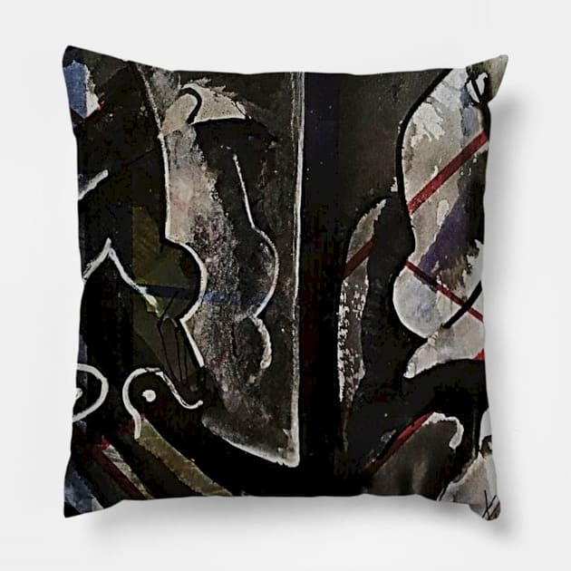 Hombre y Mujer Pillow by JUANGOMY