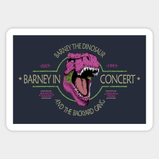 Barney tyrannosaur rex illustration Sticker for Sale by JCockney977