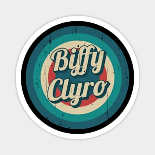 Circle Retro Biffy Clyro Magnet