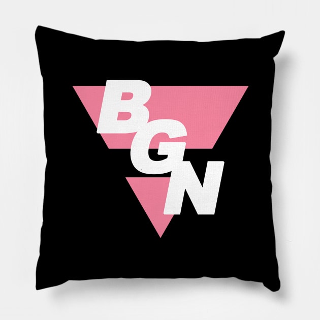 BGN - Pink Triangle Pillow by BlackGirlNerds