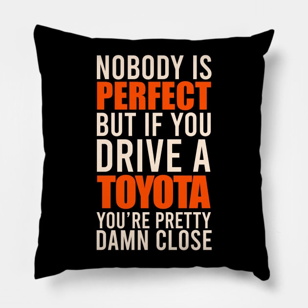 Toyota Owners Pillow by VrumVrum
