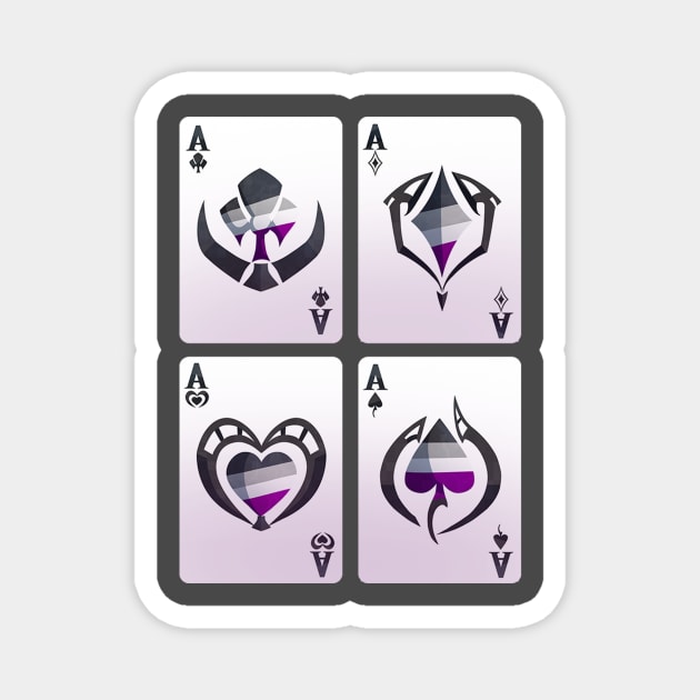 Ace Cards Magnet by Phreephur