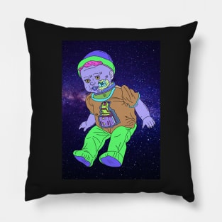 Doll From Space (Artwork by The Shend) Pillow