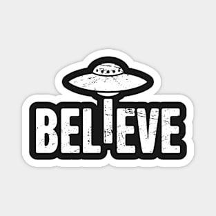 BELIEVE | UFO Alien Abduction Magnet