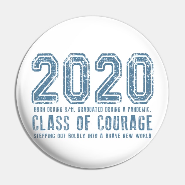 2020 Class of Courage - Blue Pin by Jitterfly