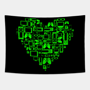 Gamer Heart Tapestry