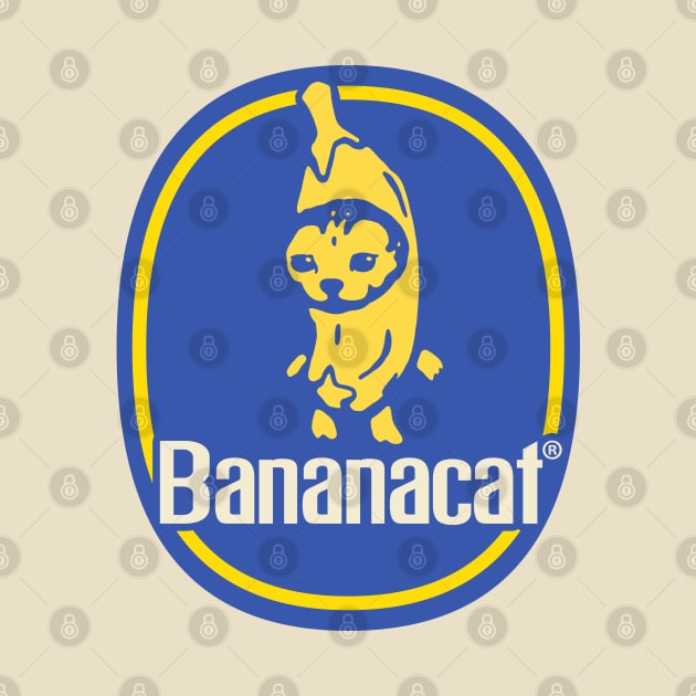 Banana Cat Meme | Happy | Banana Brand Sticker by anycolordesigns