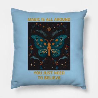 Beautiful Butterfly Believe Pillow