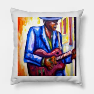 One with the blues Pillow