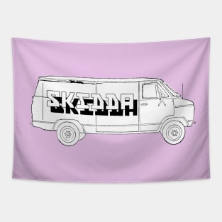 Skidda Truck Tapestry