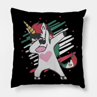 Dabbing unicorn Mexico Pillow