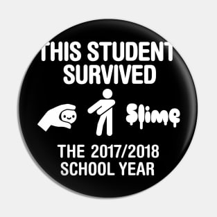 This student survived the 2017 / 2018 school year Pin