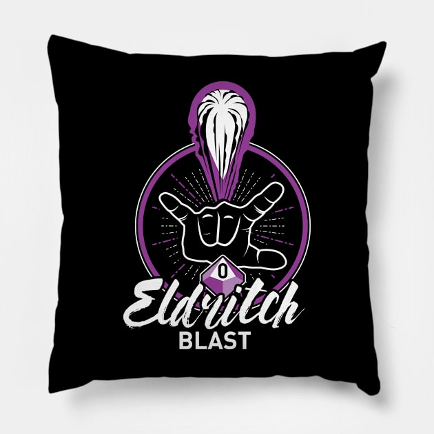 D&D Spells Eldritch Blast Pillow by Natural 20 Shirts