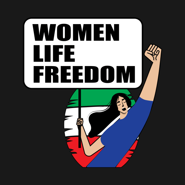 Women Life Freedom - Mahsa Amini - Support Iranian Women - Women Rights by colorfull_wheel