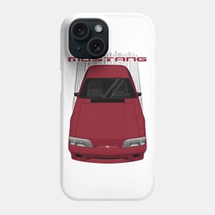 Mustang 1987 to 1993 Fox - Electric Red Phone Case