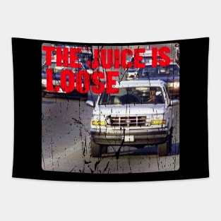 THE JUICE IS LOOSE OJ BRONCO Tapestry