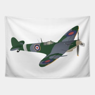 Supermarine Spitfire Fighter Aircraft Tapestry