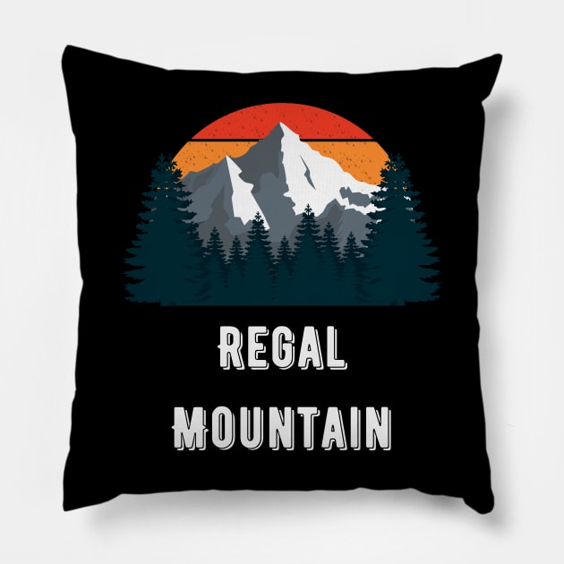 Regal Mountain Pillow by Canada Cities