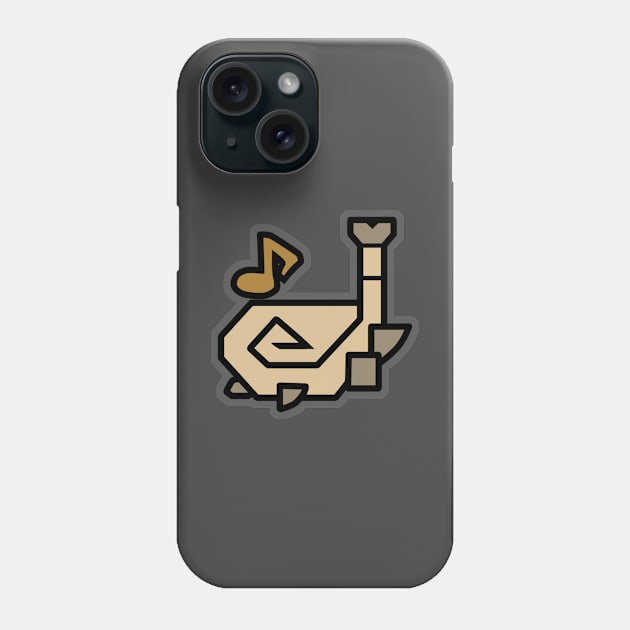 Hunting Horn Chest Print | Monster Hunter Phone Case by YhaniDoriasArts