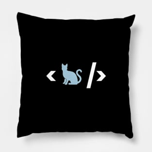 CAT AND CODE - PROGRAMMING Pillow