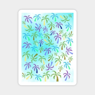 TOPSY Turvy Tropical Palm Trees Magnet