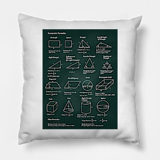 Geometric Formulas Pillow