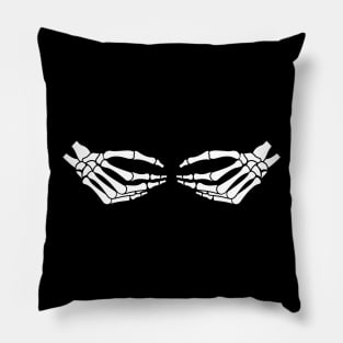 Skeleton Hands Pillow