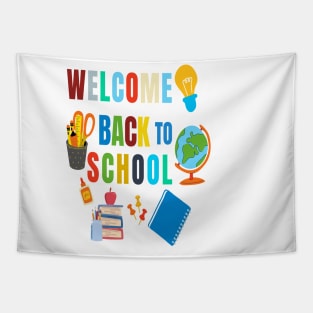 Welcome Back To School Tapestry