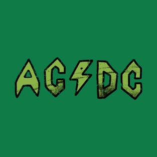 Butt-Head AC/DC Distressed -  Green T-Shirt