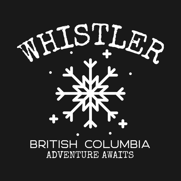 Whistler, British Columbia Snowflake by Mountain Morning Graphics