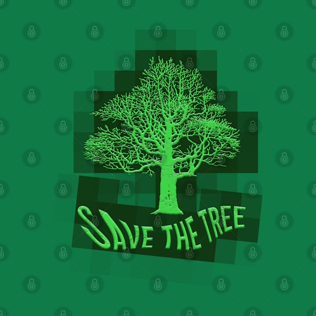 mozaic save the tree by Aspita