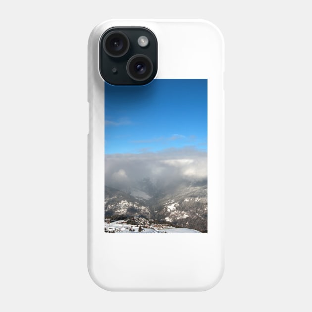 Courchevel 1850 3 Valleys French Alps France Phone Case by AndyEvansPhotos