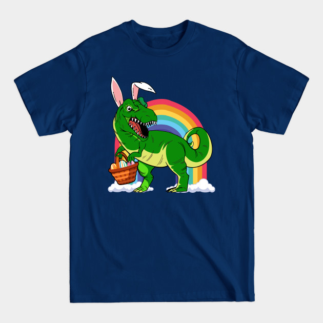 Disover Trex Bunny Easter Basket Eggs - Trex - T-Shirt