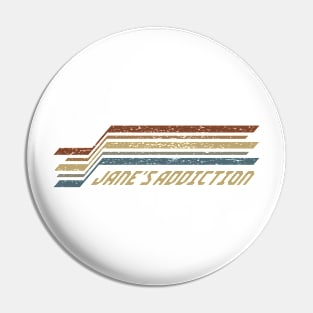 Jane's Addiction Stripes Pin