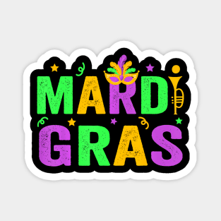 Mardi Gras  Women Men Mardi Gras Kids Mardi Gras Beads Magnet