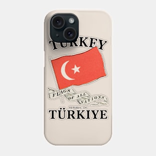 Vintage Flag of Turkey Phone Case