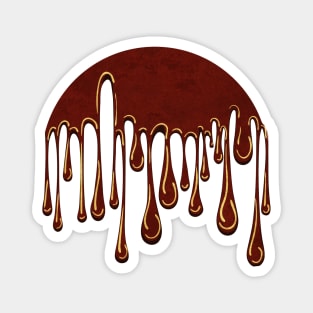 Melting chocolate Magnet