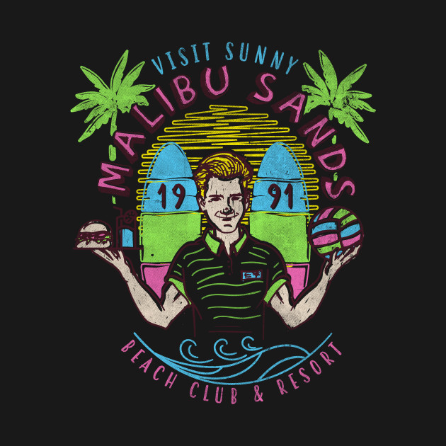 Discover Malibu Sands - Zack Morris - T-Shirt